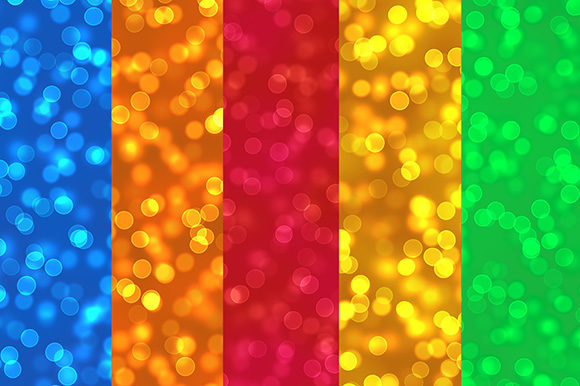 Bokeh Backgrounds 2: 10 High-Resolution Designs for Your Projects