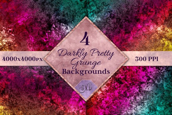 Darkly Pretty Grunge Backgrounds: Moody Visual Texture for Bold Design