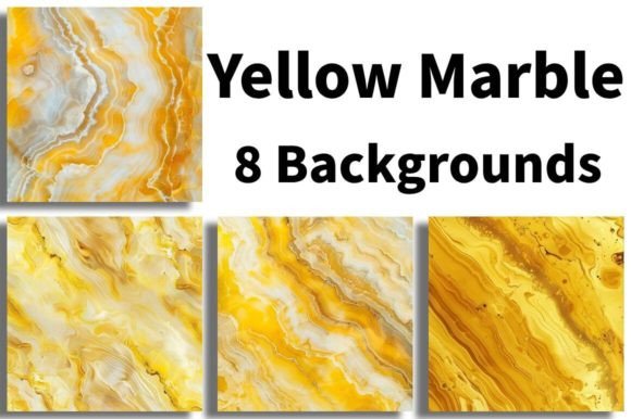 Elevate Your Projects with Yellow Marble Backgrounds