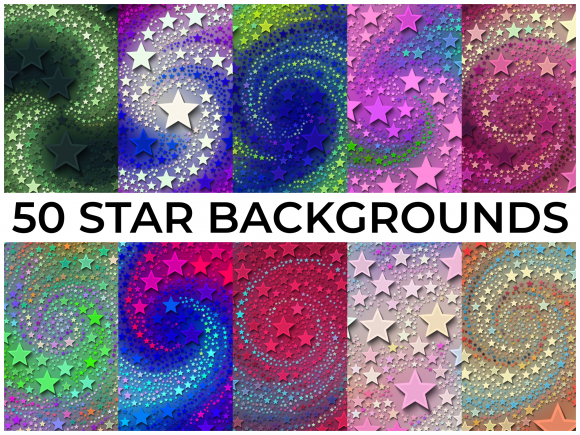 Elevate Your Visuals with 50 Star Backgrounds Vol 3