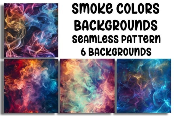 Elevate Your Work with Seamless Smoke Colors Backgrounds