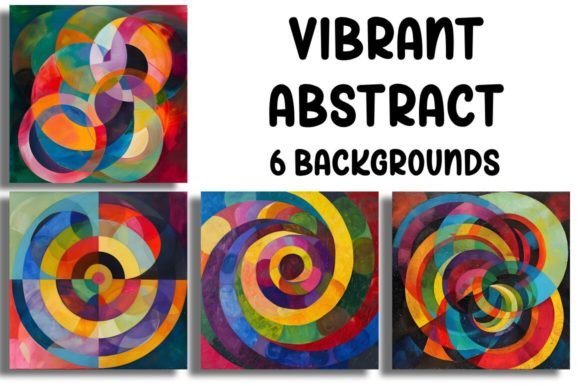 Embrace Artistic Energy with Vibrant Abstract Backgrounds
