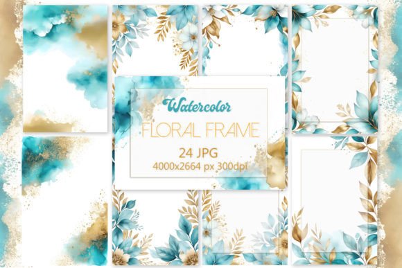 Floral Watercolor Frame Backgrounds: A Designer's Guide