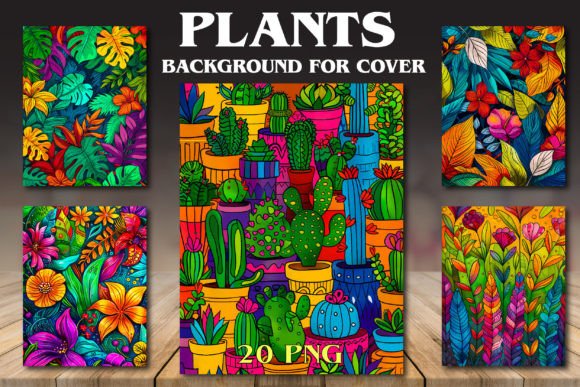 Plants Backgrounds for Covers: A Tranquil Canvas