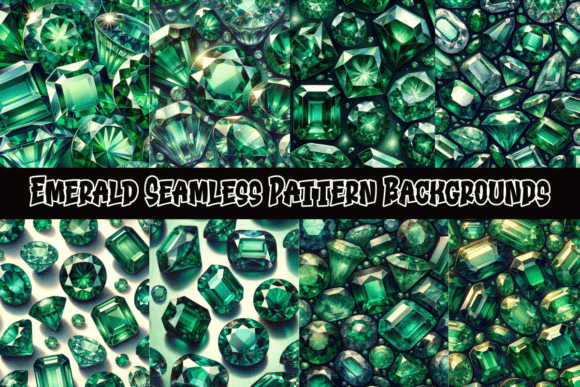 The Allure of Emerald Seamless Pattern Backgrounds
