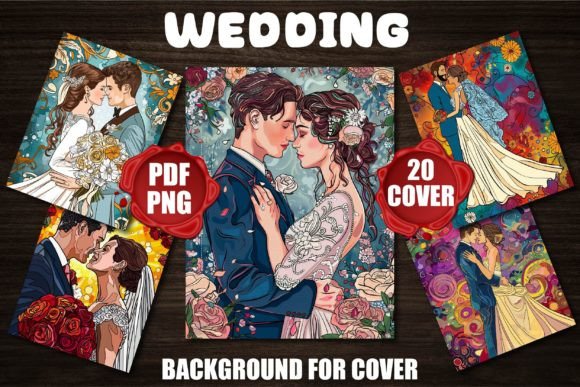 Wedding Backgrounds for Covers: A Designer's Asset